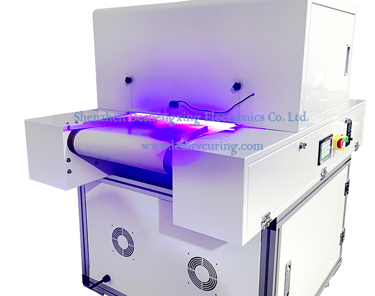 Máquina de curado UV LED con transportador de recubrimiento de PCB