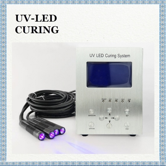 fuente de luz de punto uv led para curado rápido pegamento ultravioleta pluma de curado enfriamiento natural