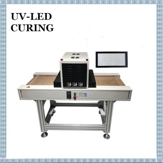 Máquina de curado LED UV de alta eficiencia portátil de 400X200mm para revestimiento