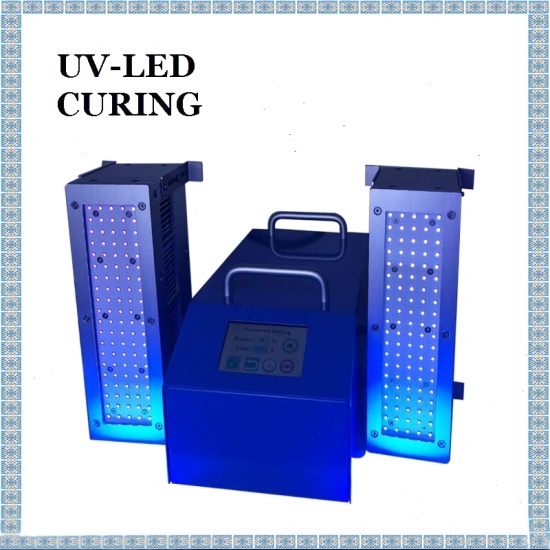 Máquina de curado LED UV de doble posición de 50 * 200 mm Equipo de curado especializado para altavoces estéreo