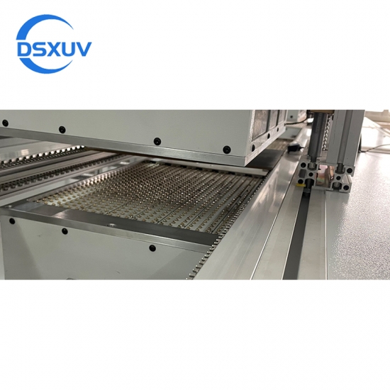 Curado doble en línea Transportador de inspección de la máquina de curado UV 365nm 
