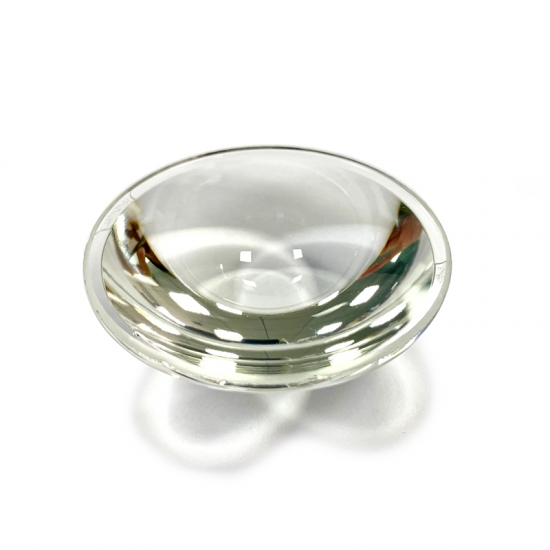 Cristal de cuarzo Material Diámetro 52 mm Lente de luz paralela