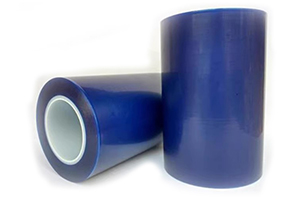 Comparación de cinta UV y película azul