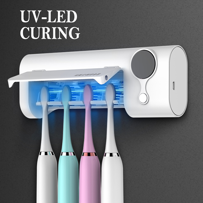 Deep UV-C Light Electric Toothbrush Sterilizer Killing Bacteria