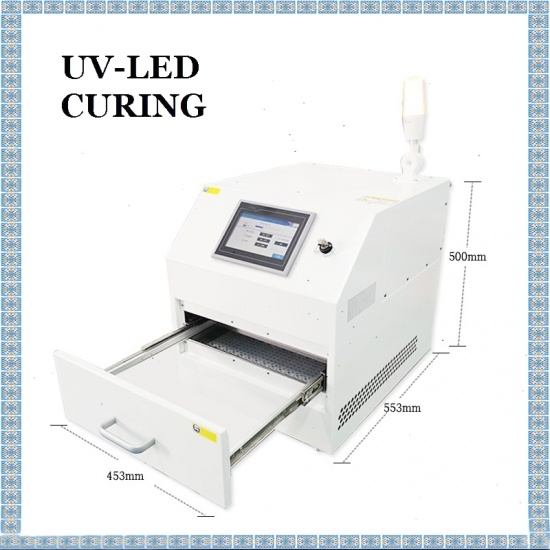 Caja de curado de desgasificación de la película UV semiconductora de la máquina UV de desprendimiento de luz LED