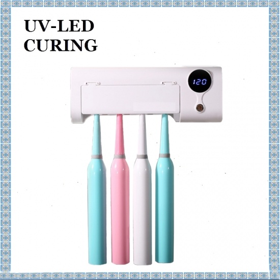 UV Disinfector para el Cepillo de dientes en la Pared de Adsorción No Perforada Cepillo de dientes de Desinfección UV Cuadro