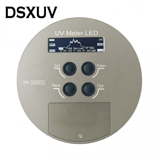  UVA prueba de medidor de energía led uv 365nm 385 nm 395 nm 405 nm potencia ultravioleta Iluminómetro 