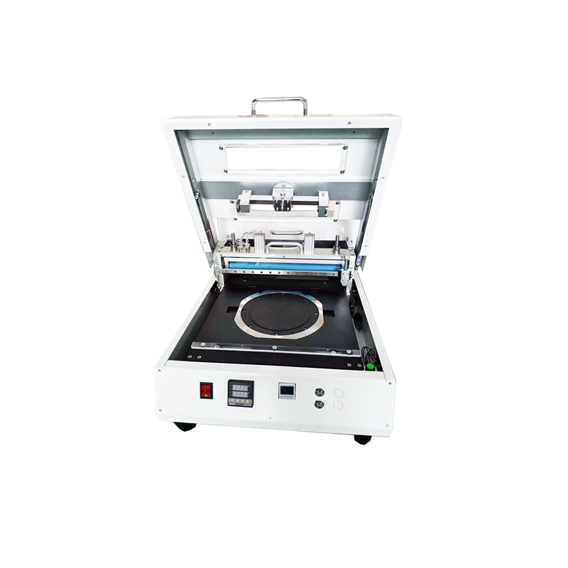 Máquina laminadora de obleas de sobremesa antiestática negra