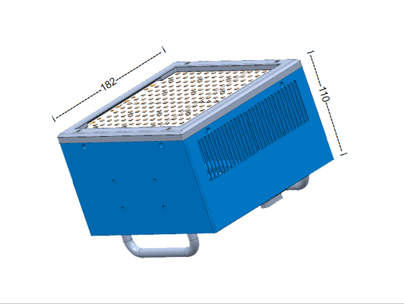 Fuente de luz LED UV portátil de alta potencia para curado